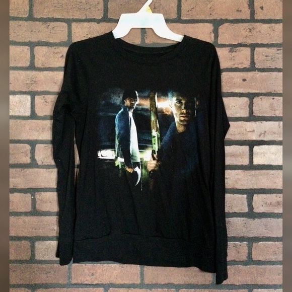 Hot Topic Tops - Supernatural Winchesters Impala Long Sleeve Tee